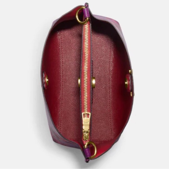 Coach Mollie Bucket 22 With floral print and charm - Picture 9 of 13